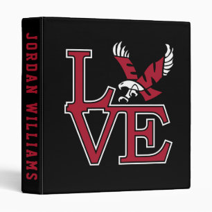 Eastern Washington University Love 3 Ring Binder