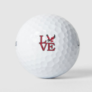 Eastern Washington University Love Golf Balls