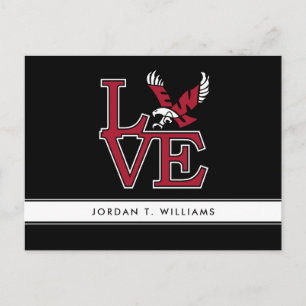 Eastern Washington University Love Invitation Postcard