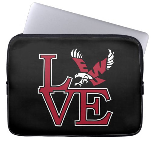 Eastern Washington University Love Laptop Sleeve