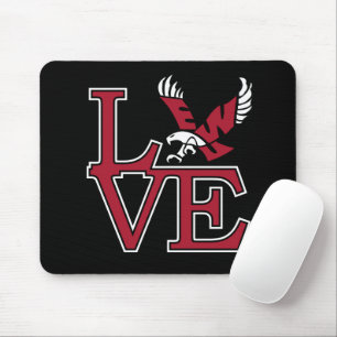 Eastern Washington University Love Mouse Pad