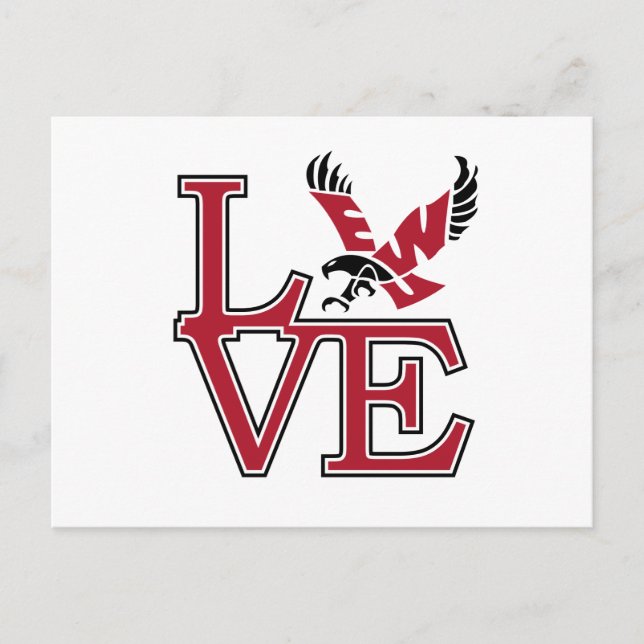 Eastern Washington University Love Postcard (Front)