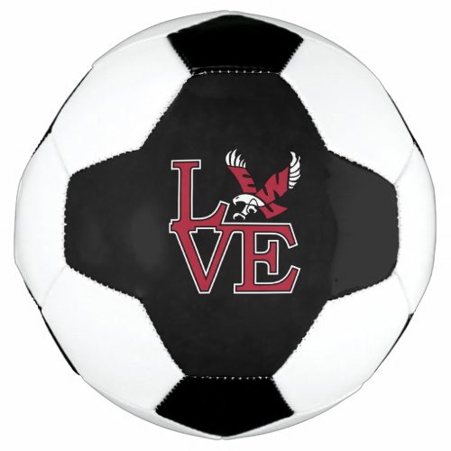 Eastern Washington University Love Soccer Ball