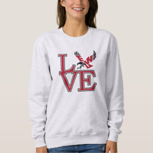Eastern Washington University Love Sweatshirt