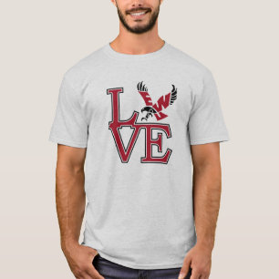 Eastern Washington University Love T-Shirt