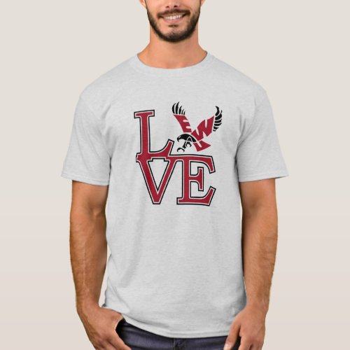 Eastern Washington University Love T_Shirt
