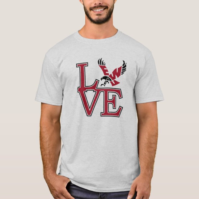 Eastern Washington University Love T-Shirt (Front)