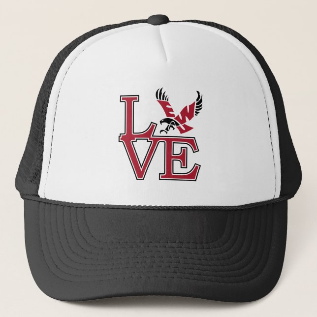 Eastern Washington University Love Trucker Hat (Front)