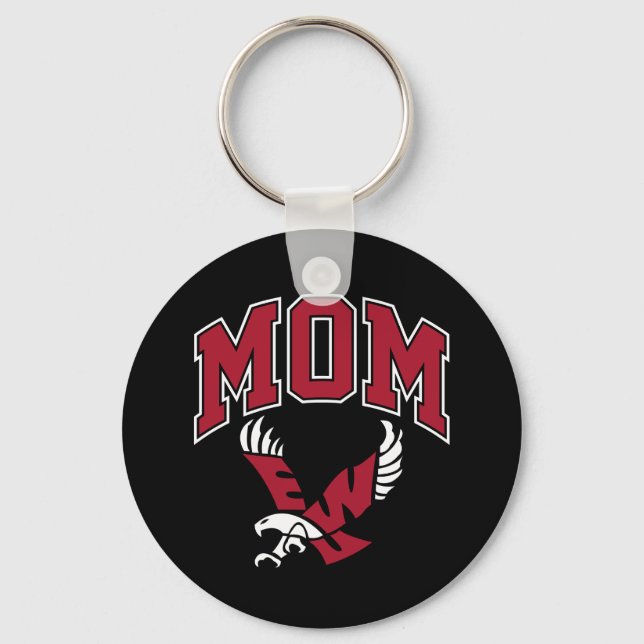 Eastern Washington University Mom Keychain (Front)