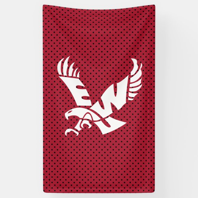 Eastern Washington University Polka Dots Banner (Vertical)