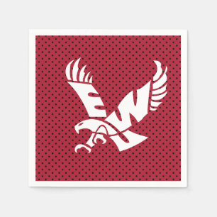 Eastern Washington University Polka Dots Napkins
