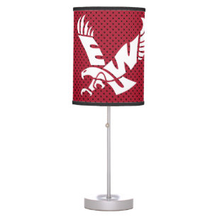Eastern Washington University Polka Dots Table Lamp
