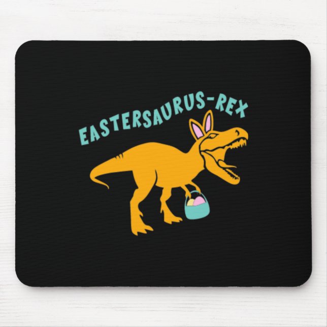 Eastersaurus Easter Dinosaur Gift For Teen Boys An Mouse Pad (Front)