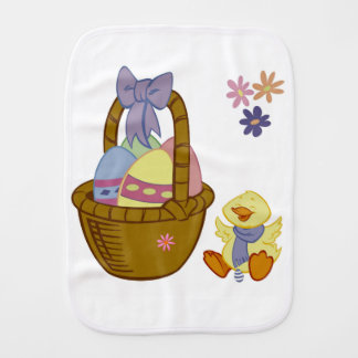 Eastertime Burp Cloth