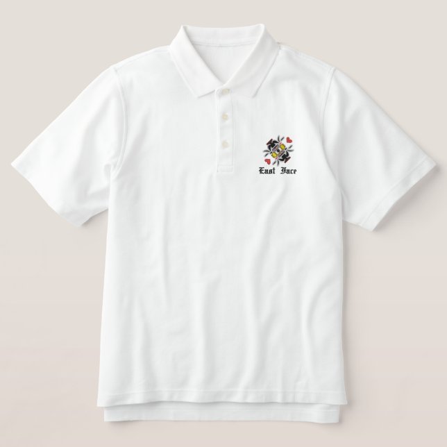 Eastface Embroidered Polo Shirt (Design Front)