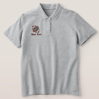Eastface Embroidered Polo Shirt