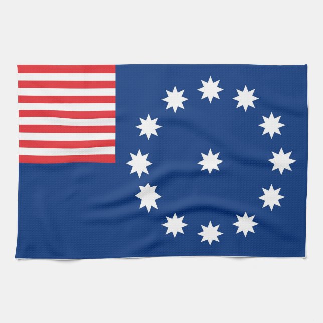 Easton city flag state america Pennsylvania Kitchen Towel (Horizontal)