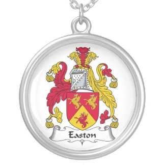 Easton Family Crest Silver Plated Necklace