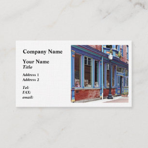 Easton PA - Street With Open Door Business Card
