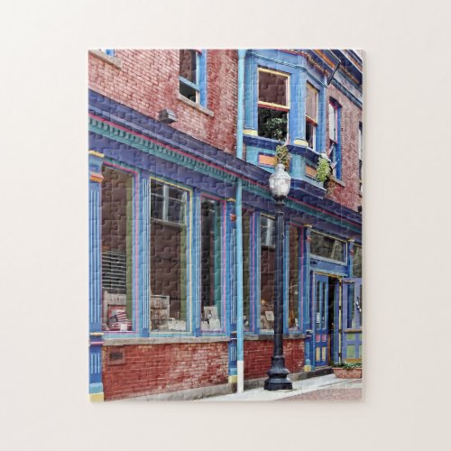 Easton PA _ Street With Open Door Jigsaw Puzzle