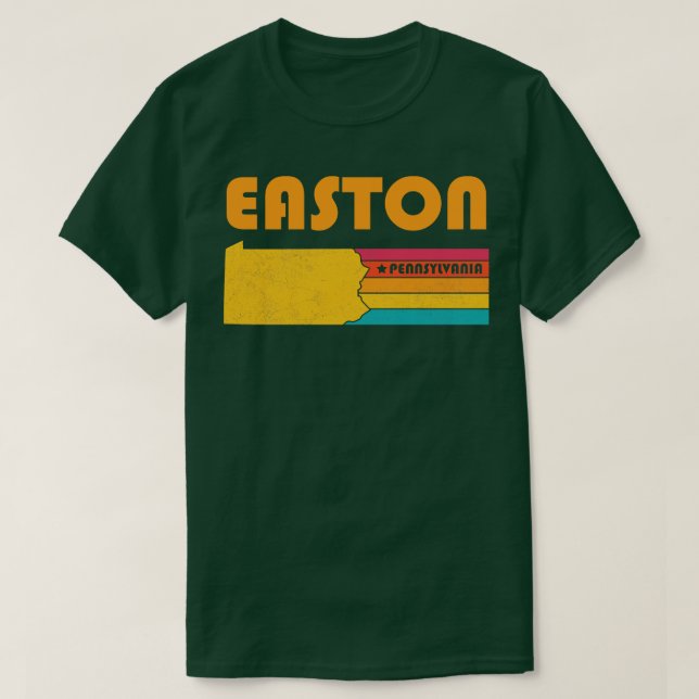 Easton Pennsylvania Vintage Distressed Souvenir T-Shirt (Design Front)