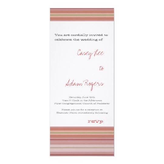 Eastover Summer Stripe Invitation