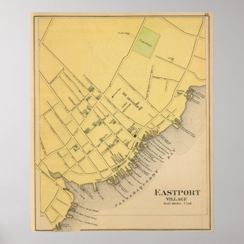 Eastport Village Poster