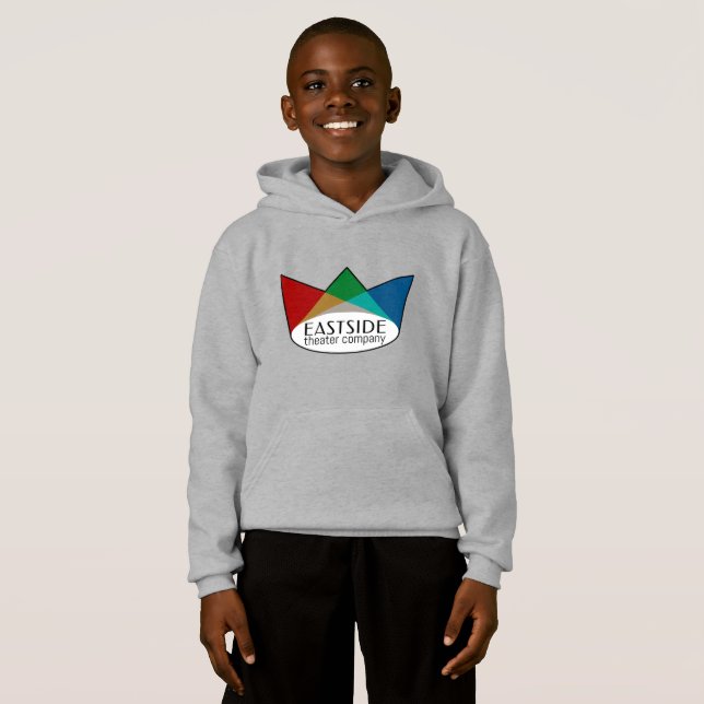 Eastside Theater: Audition, Rehearse...Funny Kids  Hoodie (Front Full)