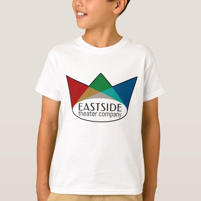 Eastside Theater: Audition, Rehearse...Kids Funny T-Shirt (Front)