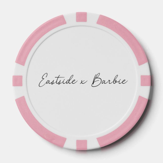 Eastside x Barbie poker chip (Front)