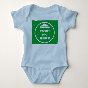 EASY! Baby Jersey Bodysuit - Light Blue - Custom
