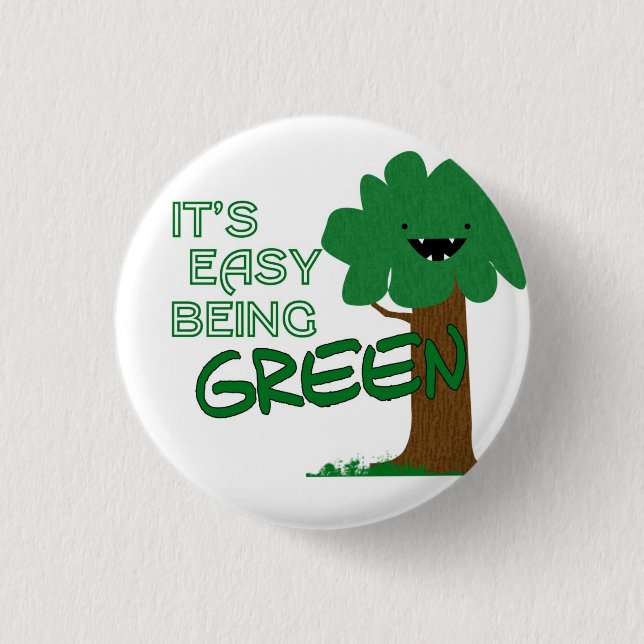 Easy Being Green Button (Front)