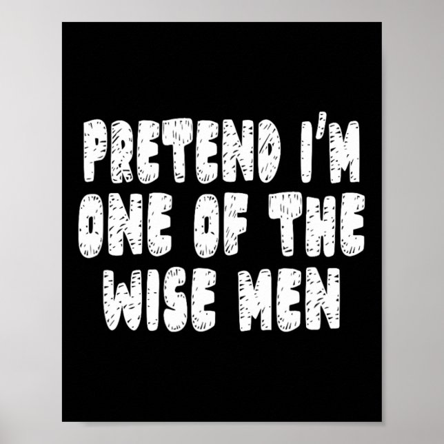 Easy Christmas Nativity Costume Wise Men  Poster (Front)