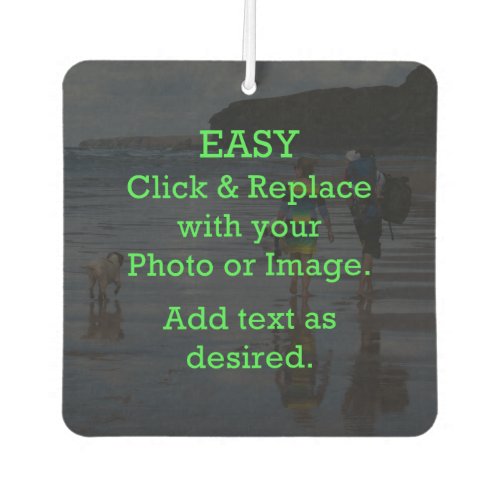 Easy Click & Replace Image to Create Your Own Car Air Freshener Easy Click Replace Image to Create Your Own Car Air Freshener