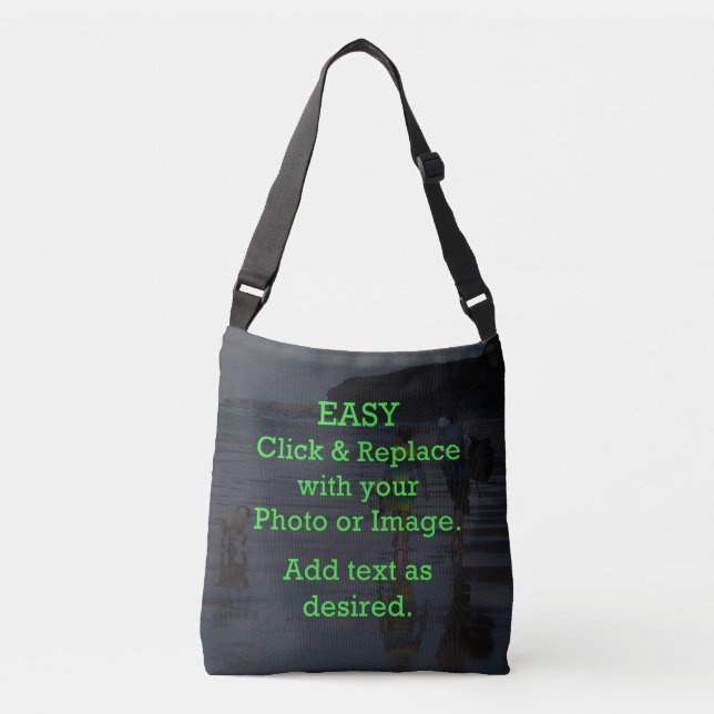 Easy Click & Replace Image to Create Your Own Crossbody Bag (Front)