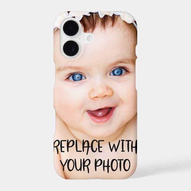 Easy create your own unique personalized iPhone case (Back)