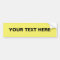 Easy Custom Bumper Sticker Template, Yellow FFFF66