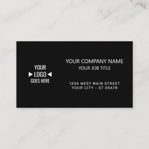 Easy Custom Corporate Business Card With Logo