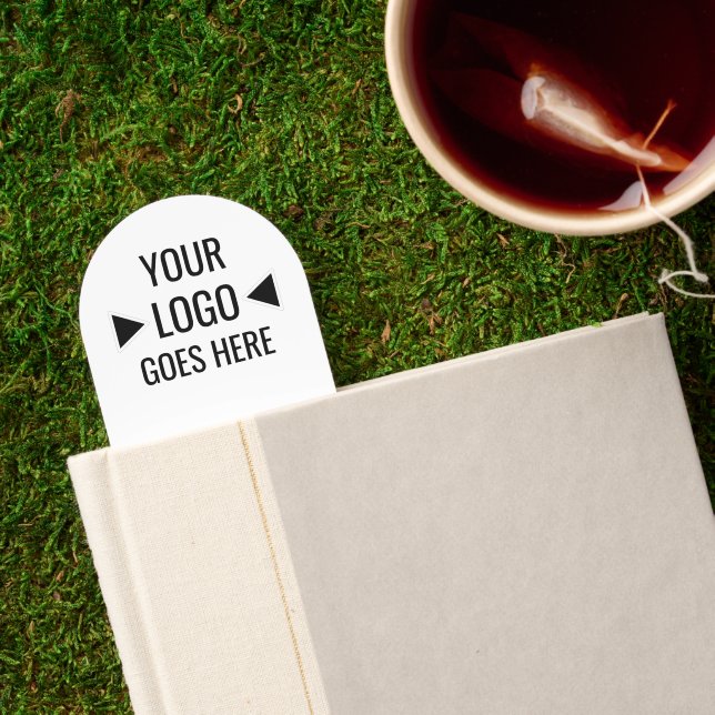 Easy Custom Corporate Business Logo Bookmarks (Closed Book)