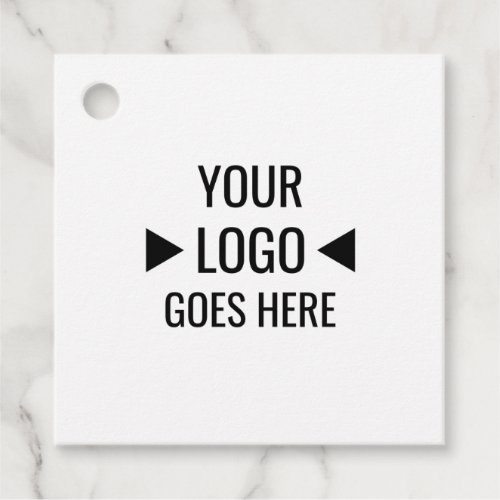 Easy Custom Corporate Business Logo Favor Tags