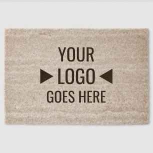 Easy Custom Corporate Business Logo Fiber Doormat