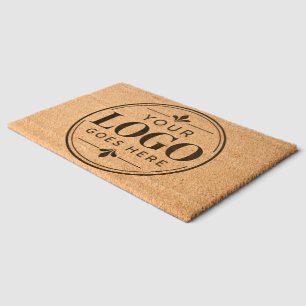 Easy Custom Corporate Business Logo Fiber Doormat