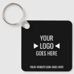 Easy Custom Corporate Business Logo Keychain at Zazzle
