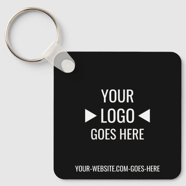 Easy Custom Corporate Business Logo Keychain (Front)