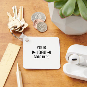 Easy Custom Corporate Business Logo Keychain