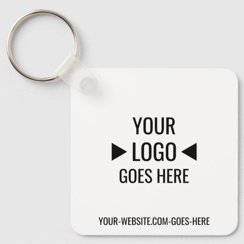Easy Custom Corporate Business Logo Keychain