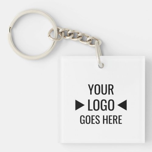 Easy Custom Corporate Business Logo Keychain