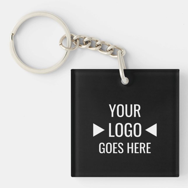 Easy Custom Corporate Business Logo Keychain (Front)