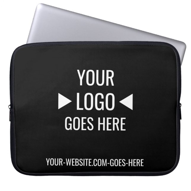 Easy Custom Corporate Business Logo Laptop Sleeve (Front)