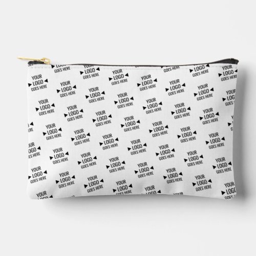 Easy Custom Corporate Business Logo Pattern Accessory Pouch